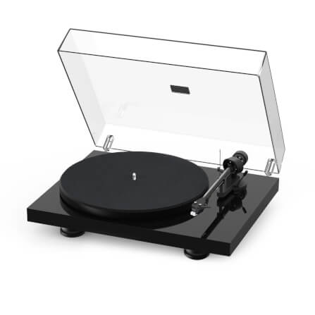เครื่องเล่นแผ่นเสียง PROJECT : DEBUT CARBON EVO (พร้อมหัวเข็ม ORTOFON รุ่น 2M RED) (HIGH GLOSS BLACK)_0